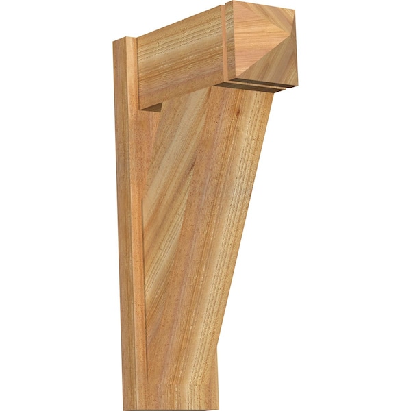 Ekena Millwork Traditional Arts & Crafts Rough Sawn Outlooker, Western Red Cedar, 8"W x 18"D x 30"H OUT08X18X30TRA03RWR - main